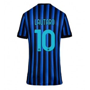 Inter Milan Lautaro Martinez #10 Hjemmebanetrøje Dame 2025-26 Kortærmet